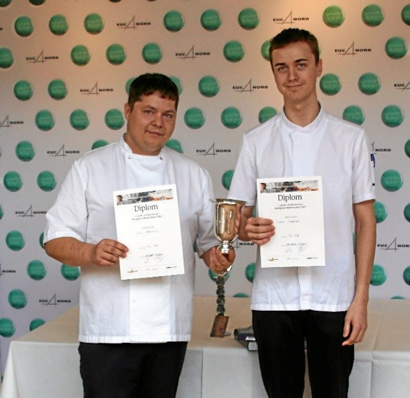 For kokkeeleverne blev konkurrencen vundet af Lukas Grøntved og Heine Sørensen begge fra Restaurant Abstrakt i Hirtshals.