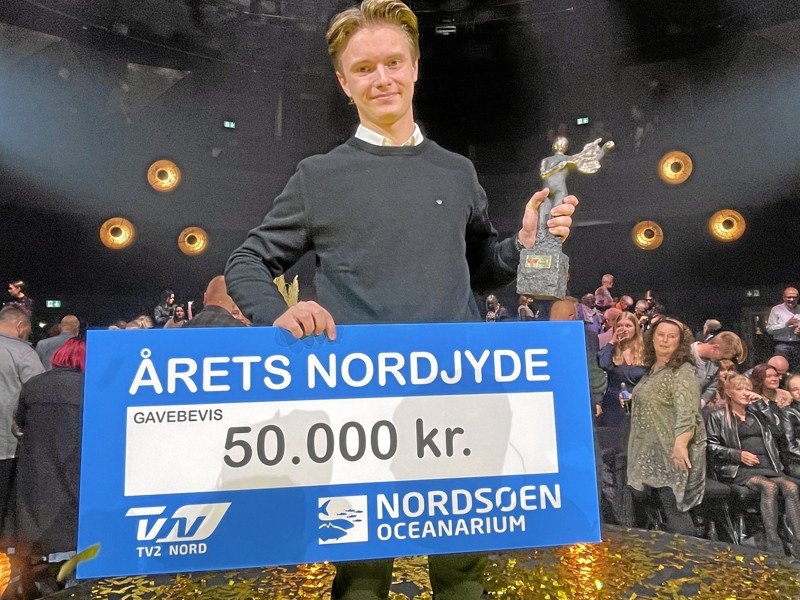 Årets nordjyde blev Alexander Møller Nielsen fra Elling. Foto: Tino Pedersen