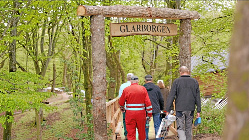 Glarborgen udgør tre hektar af Øland skov ved Brovst og er et populært udflugtsmål for børn og voksne. Projektet har tidligere modtaget støtte fra puljen