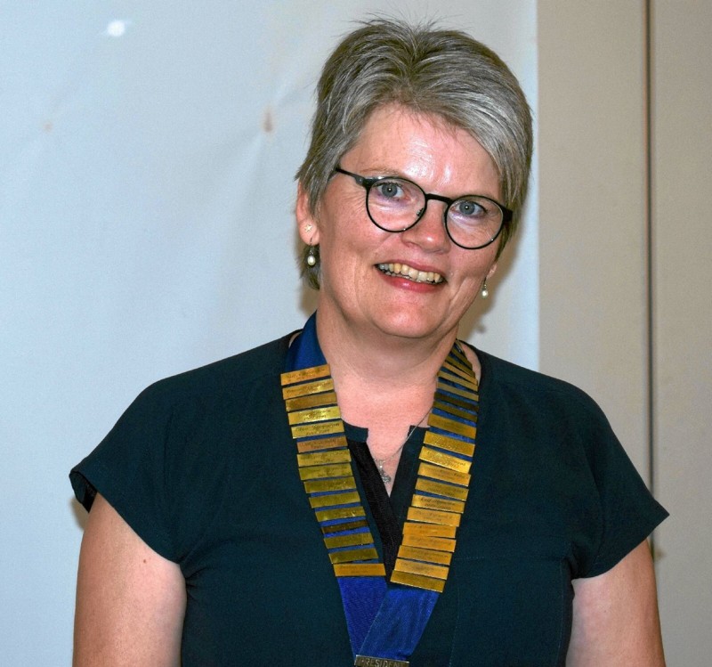 Jane Holm, der er præsident for Dronninglund Rotary Klub, er formand for den nedsatte priskomité. Foto: Privat foto