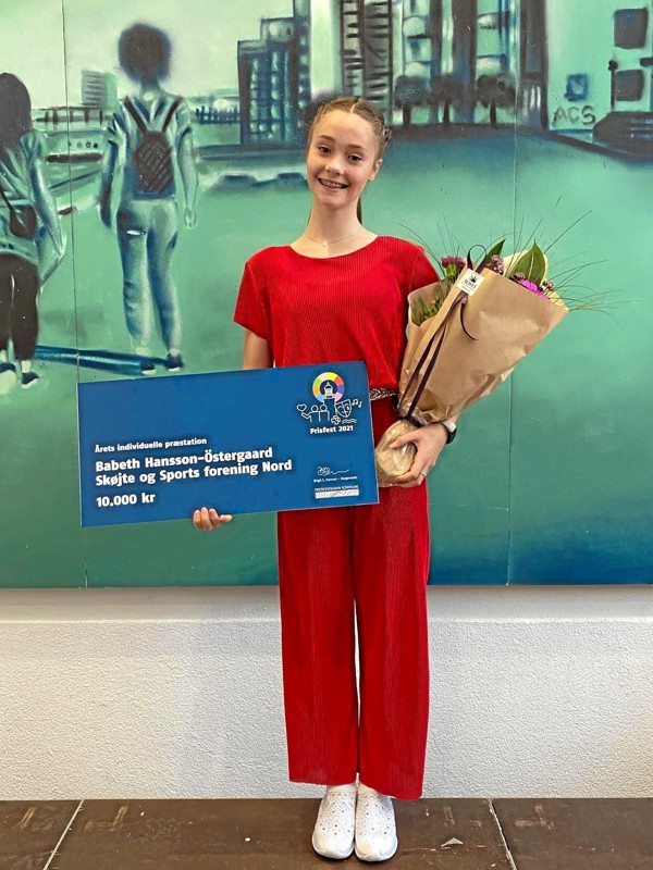 Babeth modtog Årets individuelle præstation ved prisfesten i Skagen 17 september