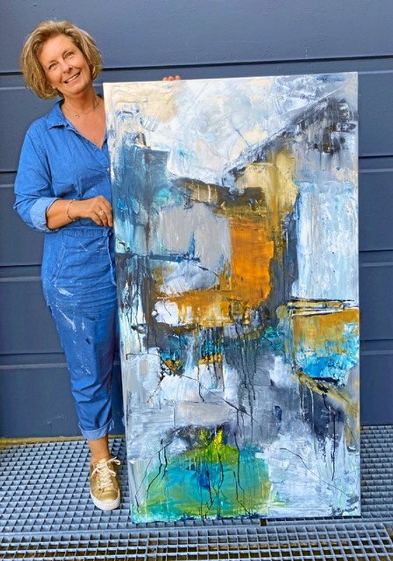 Anette Guiti glæder sig til at udstille sine malerier i Skagen, hvor hun er født.