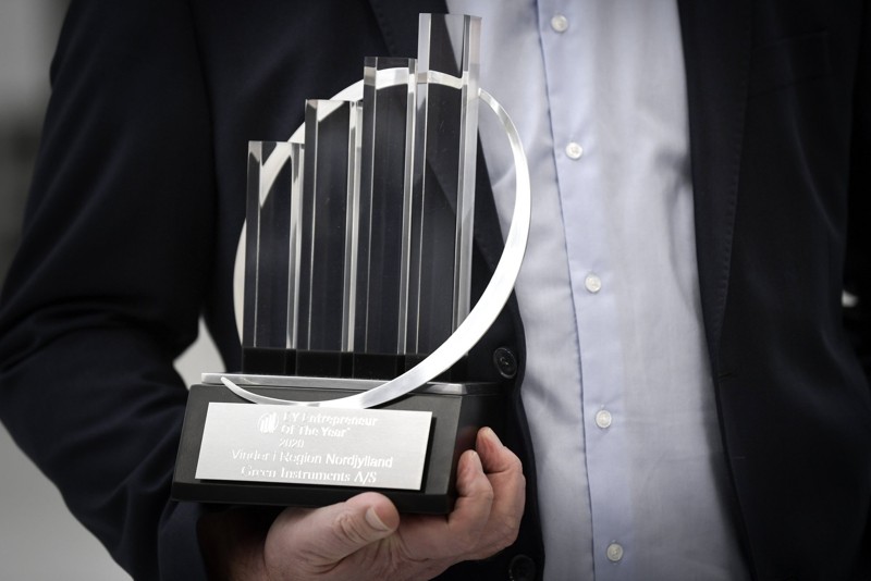 Det er ikke en gang et år siden, at Green Instruments vandt den nordjyske hovedpris i konkurrencen Entrepreneur Of The Year - og nu kan endnu en hæder være på vej til samlingen. Green Instruments er således i den nordjyske finale ved Akademikerprisen 2021. Arkivfoto: Claus Søndberg