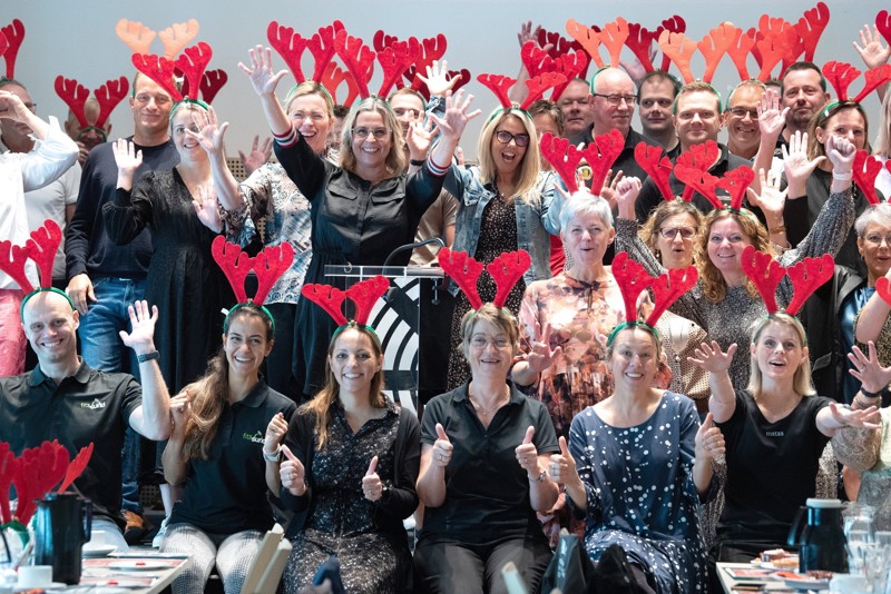 Medlemmerne i Hjørring Handel fik torsdag morgen præsenteret planerne for "julefesten" 1. og 2. oktober - det skal fejres, at Hjørring er kåret som Årets Juleby 2021. Foto: Bente Poder