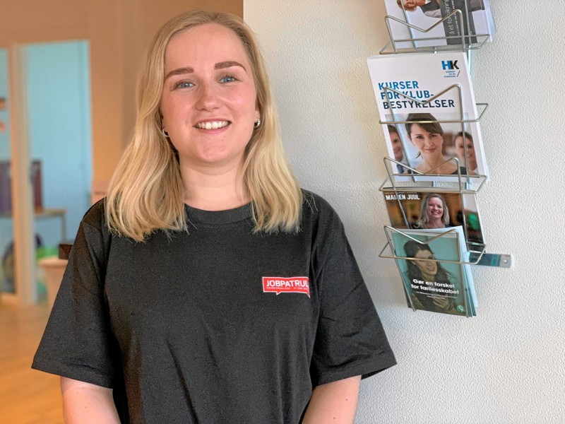 Ida Bang Jensen er ungdomskonsulent i HK Nordjylland og tovholder for den nordjyske del af Jobpatruljen. Privatfoto