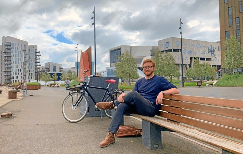 En af de unge frivillige, der i år er med for tredje gang i træk, er 25-årige Asbjørn Lyngdrup Persson.
