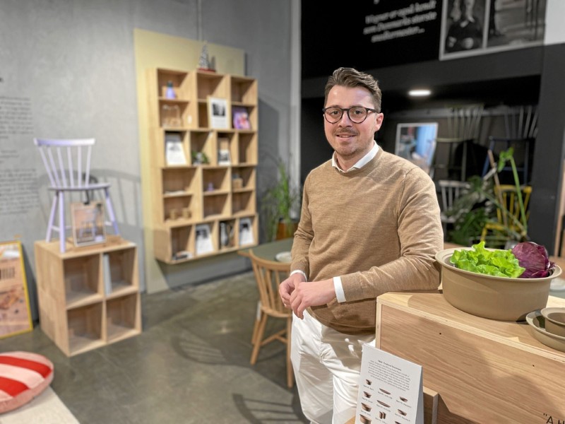 Ombygningen betyder plads til en endnu større møbelafdeling, blandt andet med klassikerne fra Fredericia Furniture. Foto: Jesper Bøss