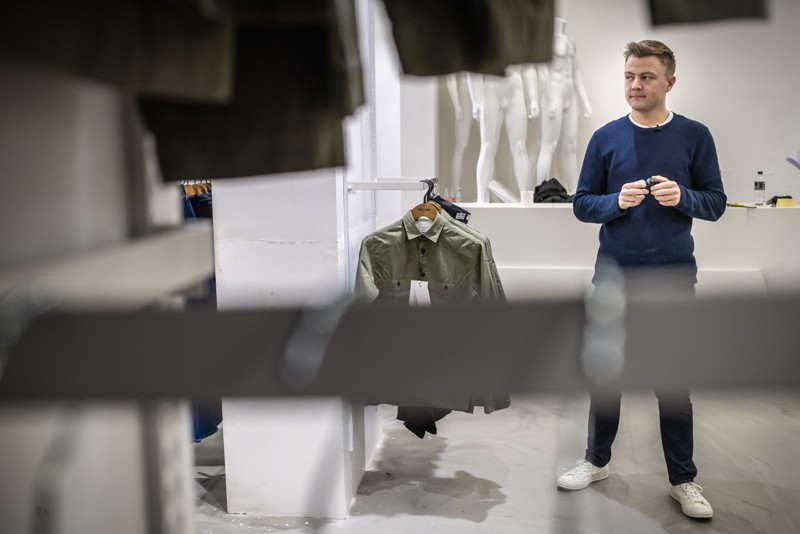 Benjamin Phillip startede i 2014 Teeshoppen, som er gået fra at være en lille iværksættervirksomhed til en stor og international forretning. Arkivfoto: Martin Damgård