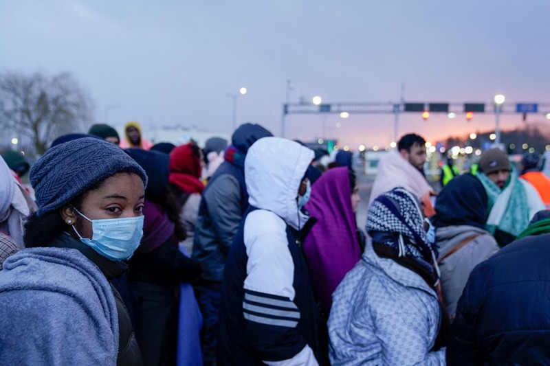 Lige nu er hundredetusinde ukrainere på flugt. Her er nogle eksempler på, hvordan du kan hjælpe fra Aalborg. (REUTERS/Bryan Woolston)