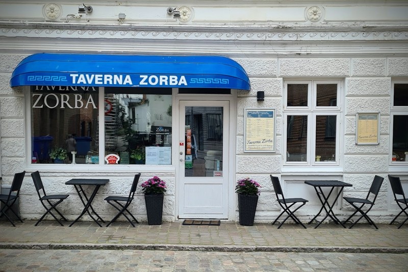 Taverna Zorba i Sankelmarksgade er Aalborgs eneste græske restaurant. Foto: Jakob Kanne Bjerregaard