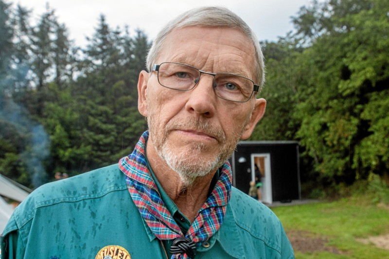 Som spejder er Bjarne Bjerregaard Jørgensen vant til at gøre gode gerninger. Nu har han skaffet en stor aktivitetsplads til Trekroner. Foto: Jesper Hansen