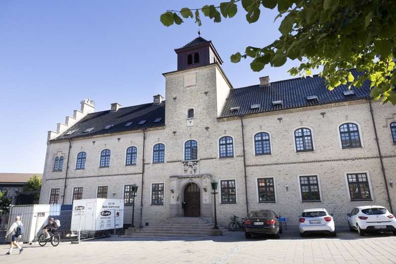 Bygningen Adelgade 75 i Hobro er en af byens smukkeste, og den bliver løbende renoveret. Foto: Claus Søndberg