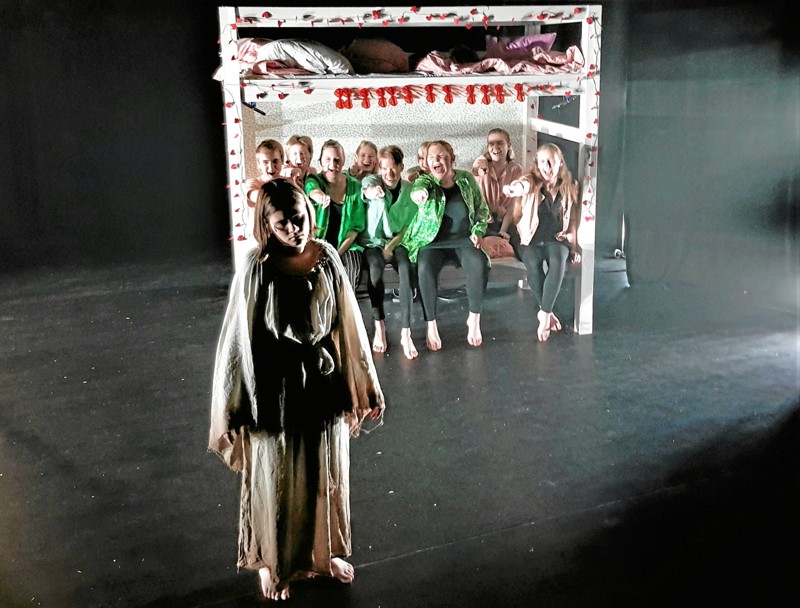 Søndag har Limfjordsteatrets talenthold premiere på forestillingen "Folkesagn - Tag jer i agt for trolden". Foto: Limfjordsteatret