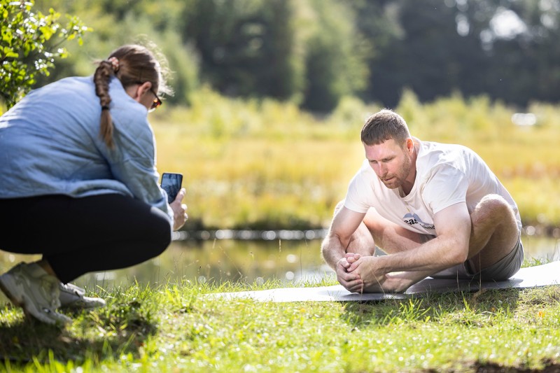 Hos iværksætterduoen kan du blandt andet leje udstyr til udendørs aktiviteter og motion.