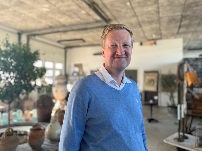 Per Marc Pedersen åbner vintagebutik med franske fund på 200 kvadratmeter på Gøteborgvej 3.