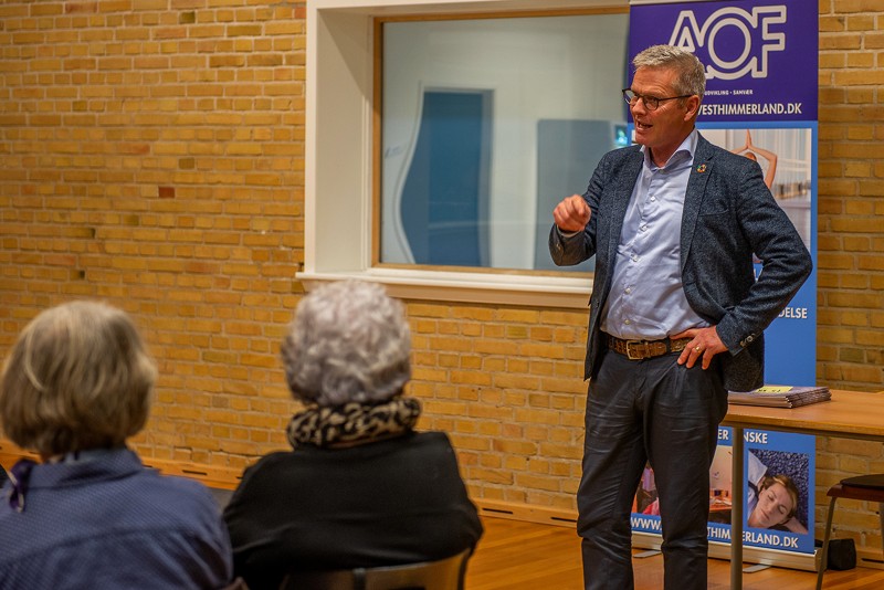 En veloplagt udviklingsminister og forstander på Aalborg Slot fortalte om jobbet på slottet.