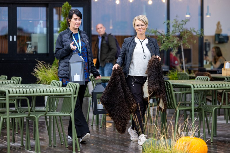 Der bliver masser af julehygge og -stemning på Salling Rooftop, der sørger Camilla Mortensen og Mette Kringel for.