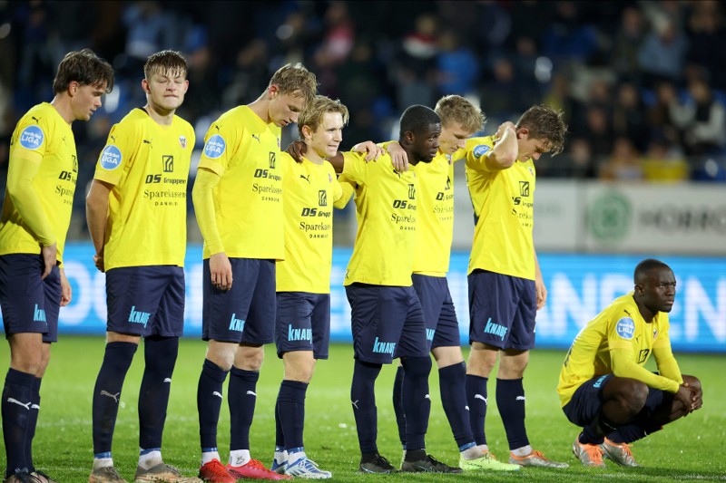 Hobro IK havde onsdag besøg af FC København i tredje runde af pokalturneringen. Hobro 19. oktober 2022.