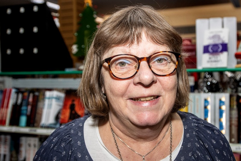Kirsten Hansen har drevet den 110 år gamle boghandel i Brovst siden 2014.