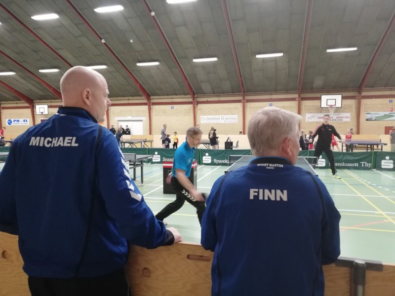Thy OPEN 2021, Michael Bisgård og Finn Hvidberg, ledere i Stagstrup KFUM Idræt.