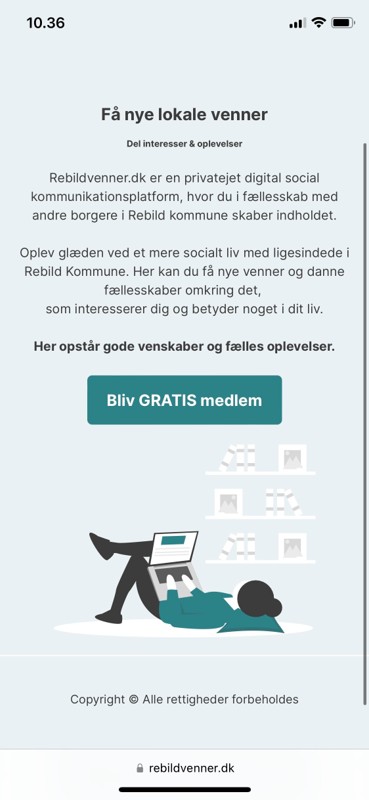 Platformen rebildvenner.dk er et nyt tilbud til borgere i Rebild Kommune, som savner sociale relationer og fællesskaber tæt på sig selv. Idéen kommer fra 47-årige Ina Grønhøj fra Suldrup, som selv savner nye relationer i sit liv.
