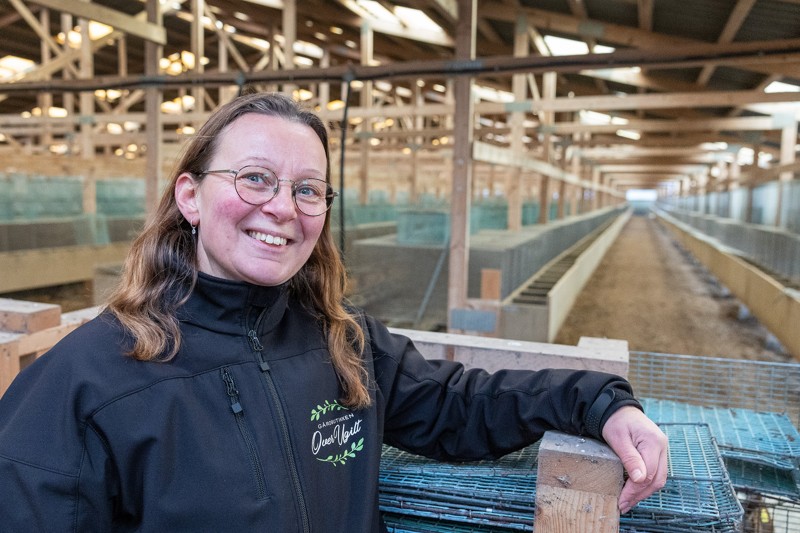 Kirsten Holgaard satser nu fuldt ud på gårdbutikken "Over Ugilt", som åbnede i efteråret 2019.