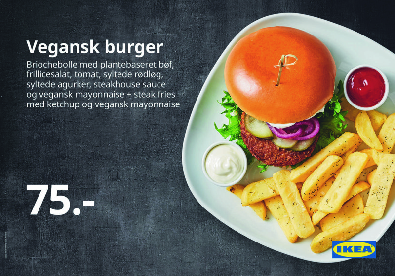 Et helt vegansk burgermåltid koster ikke alverden, hvis man har lyst til at prøve det.