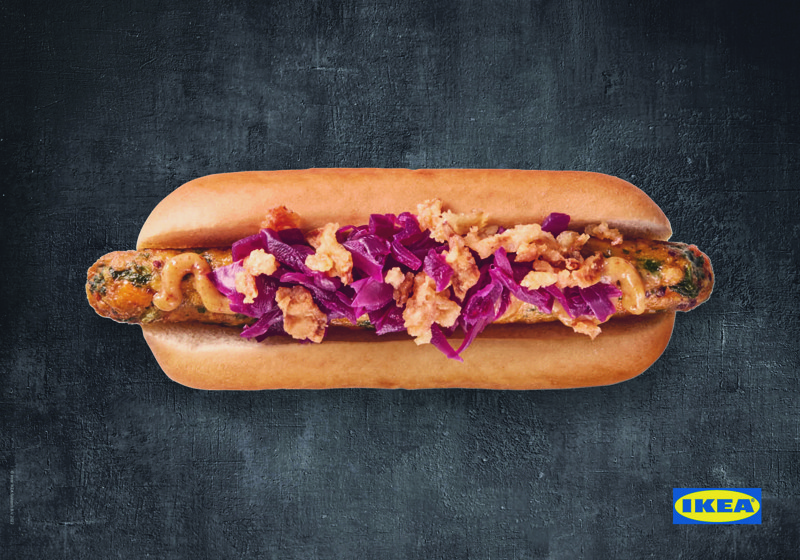 Den vegetariske hotdog har længe været at finde i bistroen.