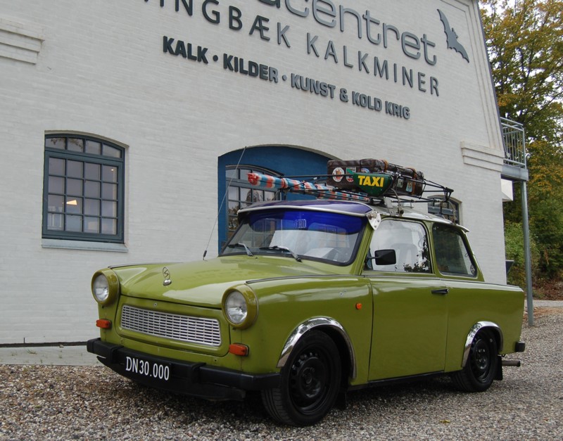 Til arrangementet bliver der mulighed for at få en tur i en gammel østtysk Trabant som denne.