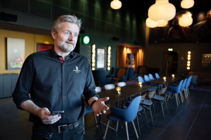 Biografen i Kennedy Arkaden og biografchef Jan Ringtved har fået en større opgradering af kiosk- og foyer-området. Aalborg 16 December 2022