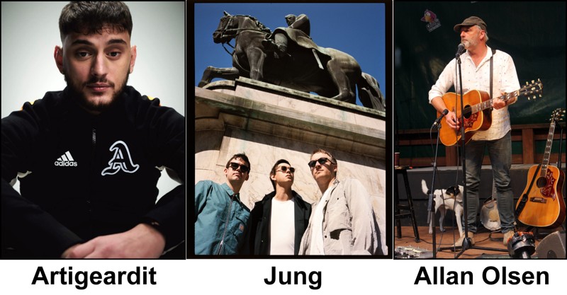 Artigeardit, Jung og Allan Olsen, der spiller på festivalen i Øster Brønderslev 12. august 2023.