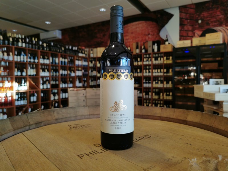 2006 Wakefield – Cabernet Sauvignon, St. Andrews Single vineyard release.