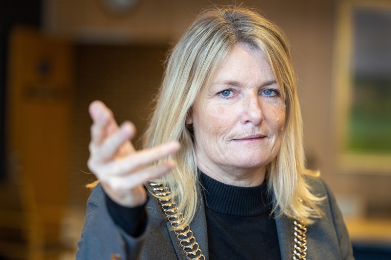 Borgmester Birgit Hansen fik en træls start på dagen fredag.