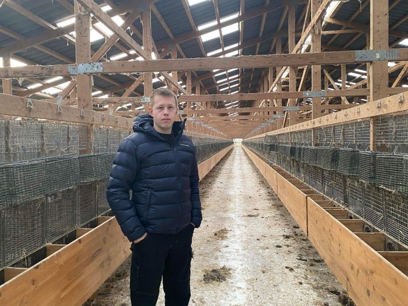 Martin Korsbæk fra Fjerritslev er en af de minkavlere, der er klar til at genstarte minkerhvervet fra 1. januar.