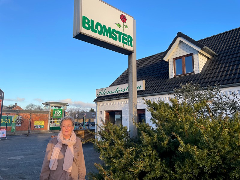 Blomsterbutikken har hjemme på Hadsundvej i hjertet af Terndrup.