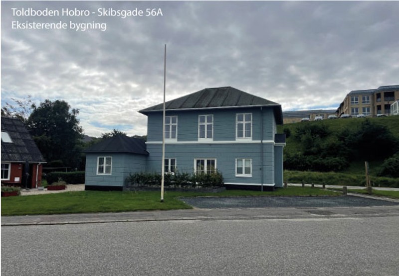 Sådan skal Den gamle Toldbod på havnen i Hobro blive ved med at se ud.