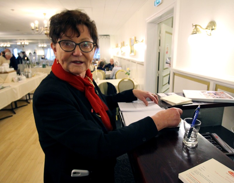 Hoteldirektør Karen Jespersgaard havde en travl dag, hvor der blev fyldt godt op i ordrebogen.
