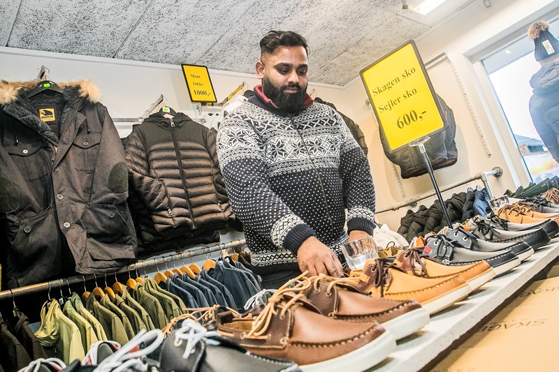 Kirushan Inthrikomar er butikschef for Nordic Expedition i Hals.