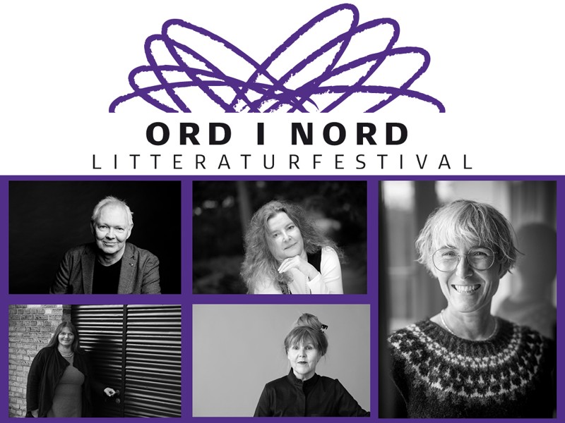 Litteraturfestivalen "Ord i Nord" løber af stablen for 10. gang 4. februar 2023 - her er Erling Jepsen og Anna Elisabeth Jessen blandt hovednavnene.