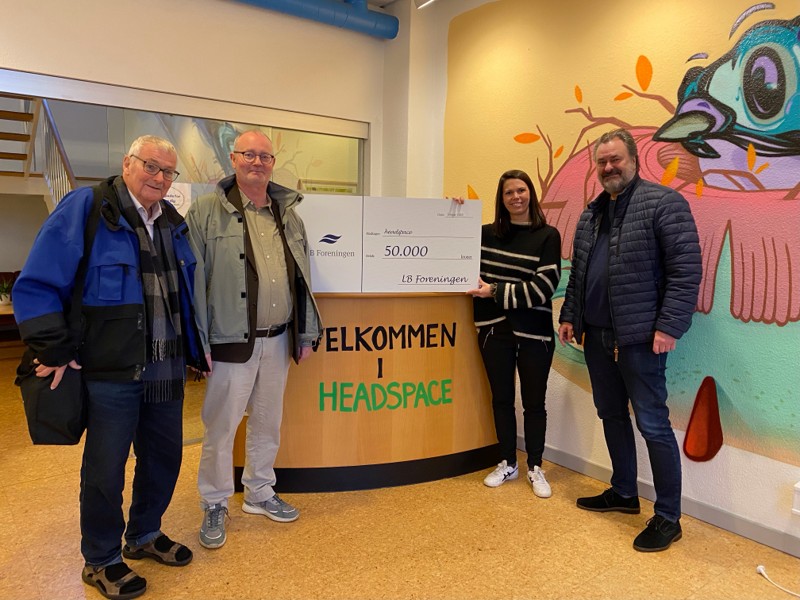 Fra venstre ses Erling Schmidt, Martin Hare Hansen, Line Brix Madsen og Lars Busk Hansen.