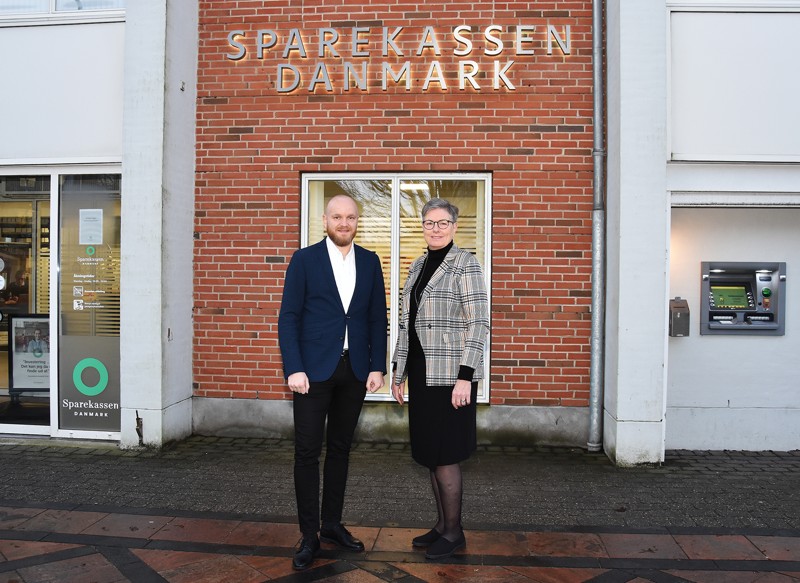 Casper Elefsen afløser 1. februar Dorte Vestergaard som afdelingsdirektør i Sparekassen Danmark i Brønderslev.