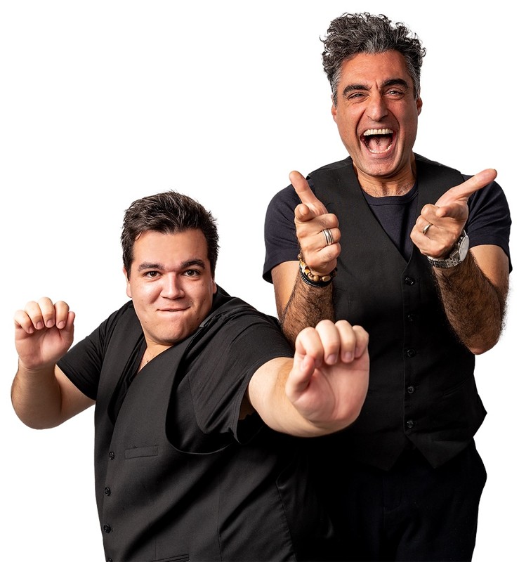 Morsø Teaterkreds har hyret Teater Birch, der kommer med forestillingen ”To Tosser På tur” med Farshad Kholghi og Lukas Birch i en forrygende komedie.