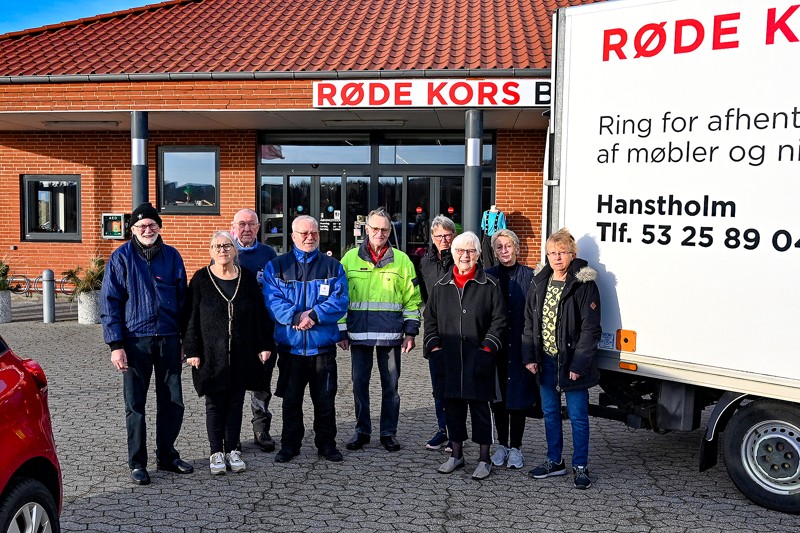 Røde Kors Hanstholm og holdet af 57 frivillige gjorde det rigtig godt i 2022 og satte ny omsætningsrekord.