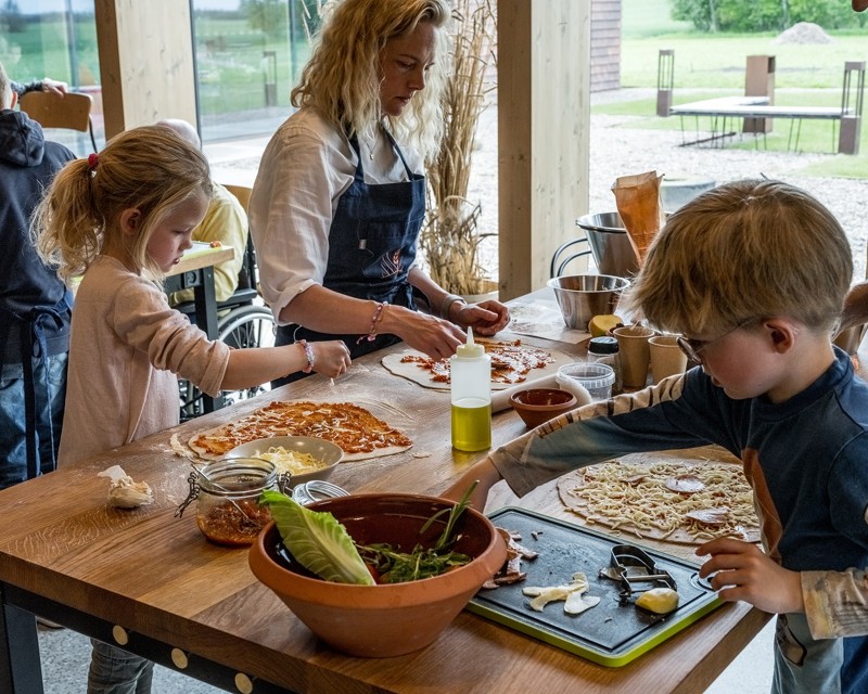 Kornets Hus har mange kurser med fokus på alt fra surdejsbrød og rugbrødsbagning til pizzaworkshops.