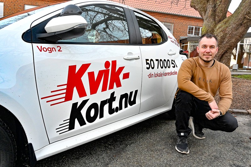 Siden har blev kørerlærer i 2022, har han haft elever ud fra løgstør. Men snart bliver det udelukkende fra Thy.