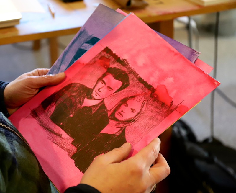 Sharin Foo og Sune Wagner fra The Raveonettes i skagenkunstnerens fortolkning.