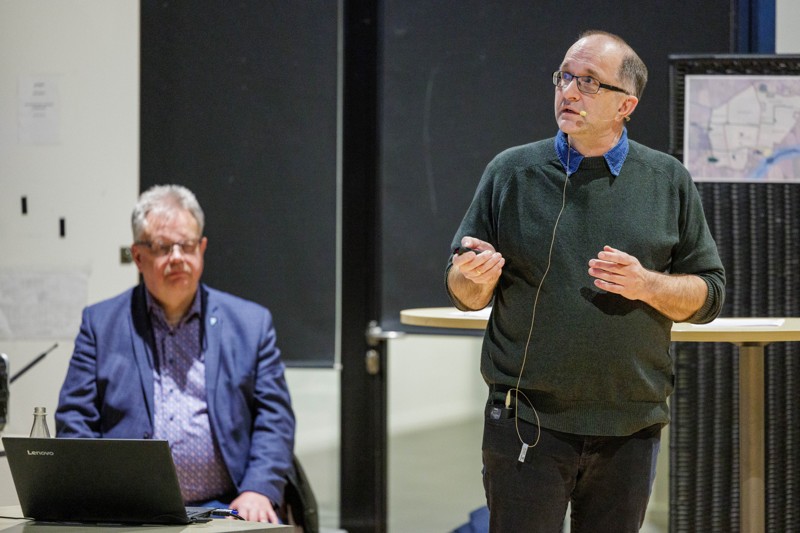 Borgmester Mogens Chr. Gade (V) og teamleder for planafdelingen, Kell Agerbo, fortalte om processen og de interesseområder, som Jammerbugt Kommune har udpeget.