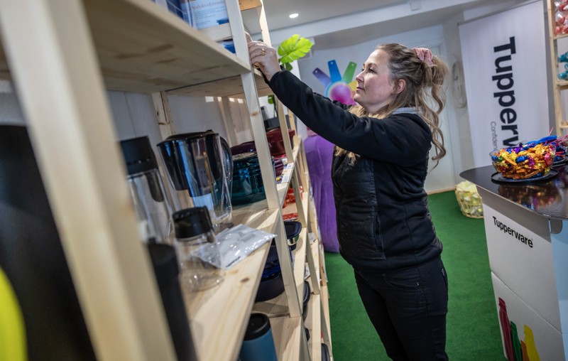 Louise Kirk Jakobsen glæder sig til at byde kunderne velkommen i den nye butik.