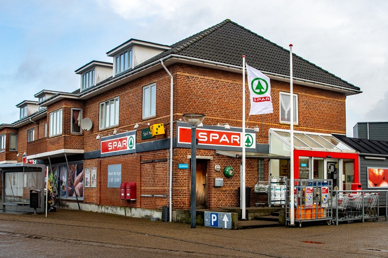 Butikken bliver lysere og der bliver bedre plads til kunderne i Spar Kaas, når ombygningen er færdig.