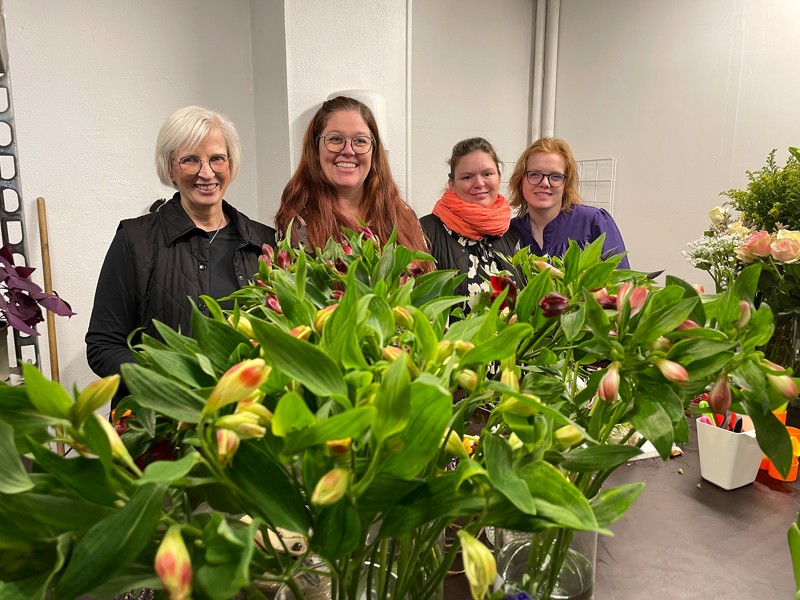 Hos ChaNoLa vil du også kunne møde (fra venstre): Helle Winther, Hanne Staun Nielsen, Mette Stjernholm og Akira Juhl Skytte-Jørgensen.